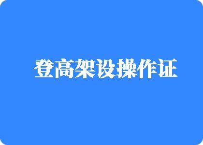 美女下面被狂操黄色登高架设操作证